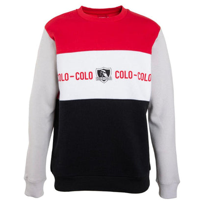Poleron Colo Colo Urbano Crew "Colo Colo es Chile" Rojo