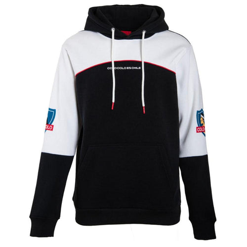 Poleron Colo Colo Urbano Hoodie "Colo Colo es Chile" Negro