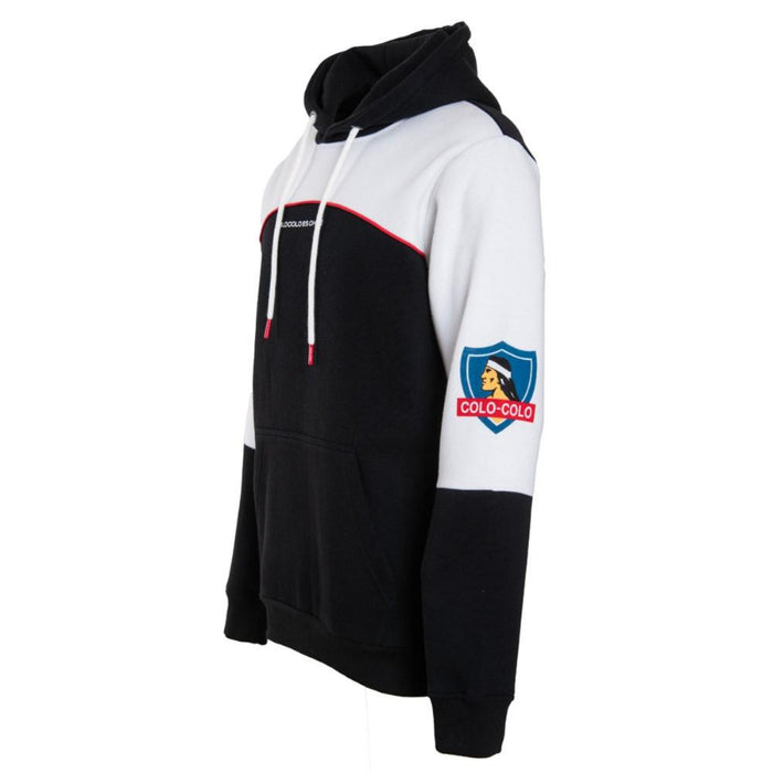 Poleron Colo Colo Urbano Hoodie "Colo Colo es Chile" Negro
