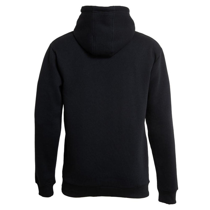 Poleron Colo Colo Urbano Hoodie Negro Cacique Gris