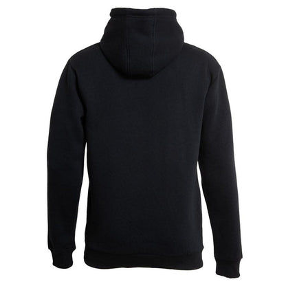 Poleron Colo Colo Urbano Hoodie Negro Cacique Gris