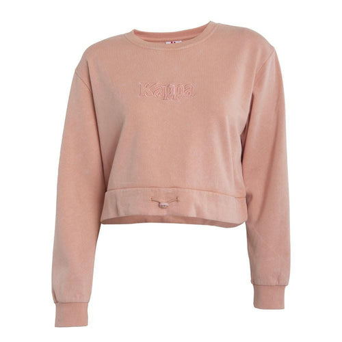 Poleron Crop Crew Women Light Pink