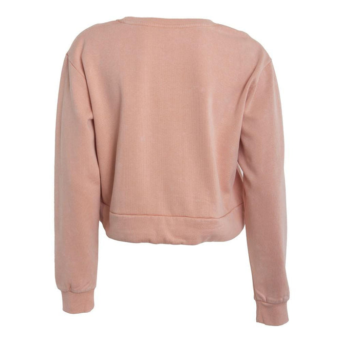 Poleron Crop Crew Women Light Pink