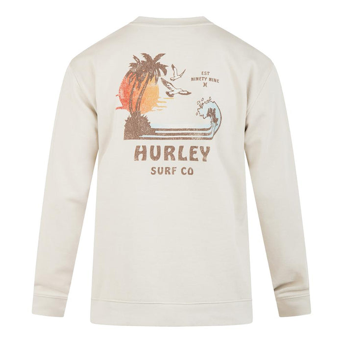 Poleron Fairbanks Fleece Crew Bone