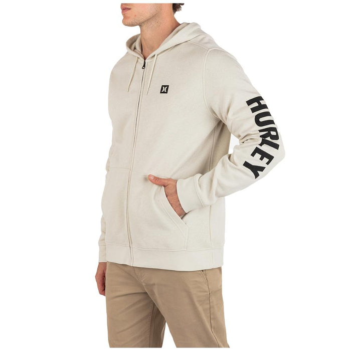 Poleron Full Zipper Icon Boxed Bone
