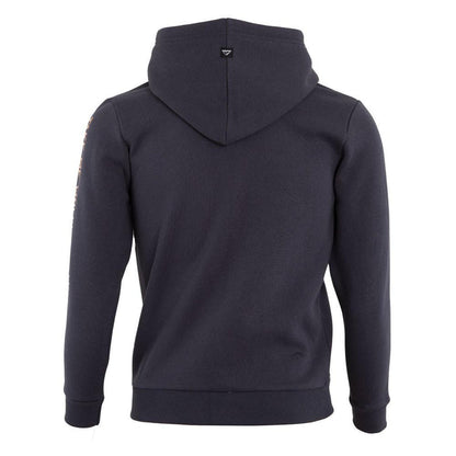 Poleron Full Zipper Kids Dark Grey Estampado