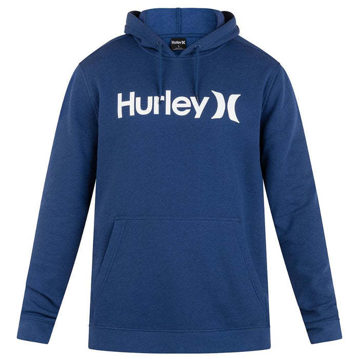 Poleron Hoodie One And Only Solid Fleece Blue Void