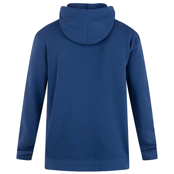 Poleron Hoodie One And Only Solid Fleece Blue Void