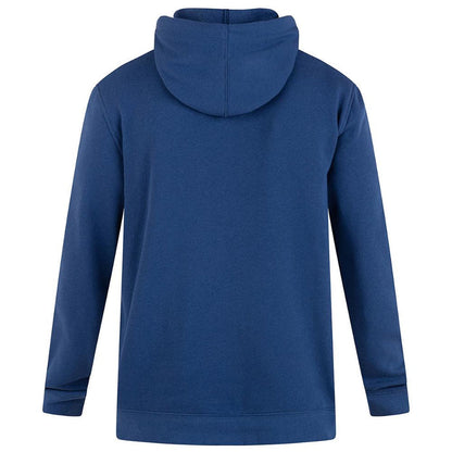 Poleron Hoodie One And Only Solid Fleece Blue Void