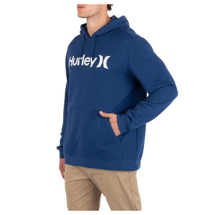Poleron Hoodie One And Only Solid Fleece Blue Void
