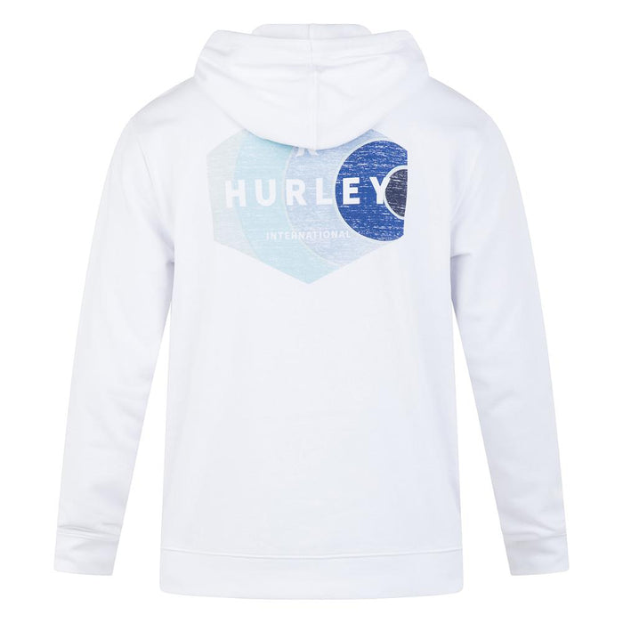 Poleron Hoodie Seaside Fleece White
