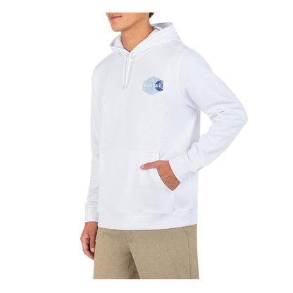 Poleron Hoodie Seaside Fleece White