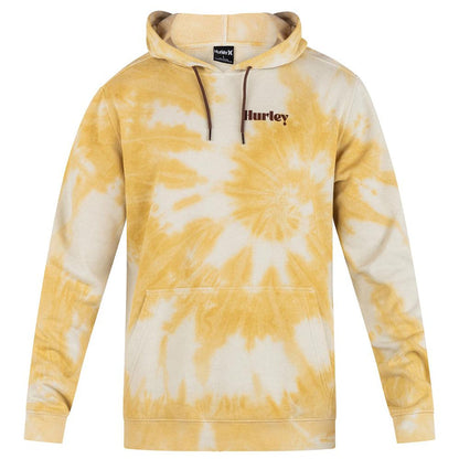 Poleron Hoodie Tidal Wave Tie Dye Fleece Bone
