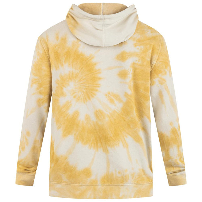 Poleron Hoodie Tidal Wave Tie Dye Fleece Bone