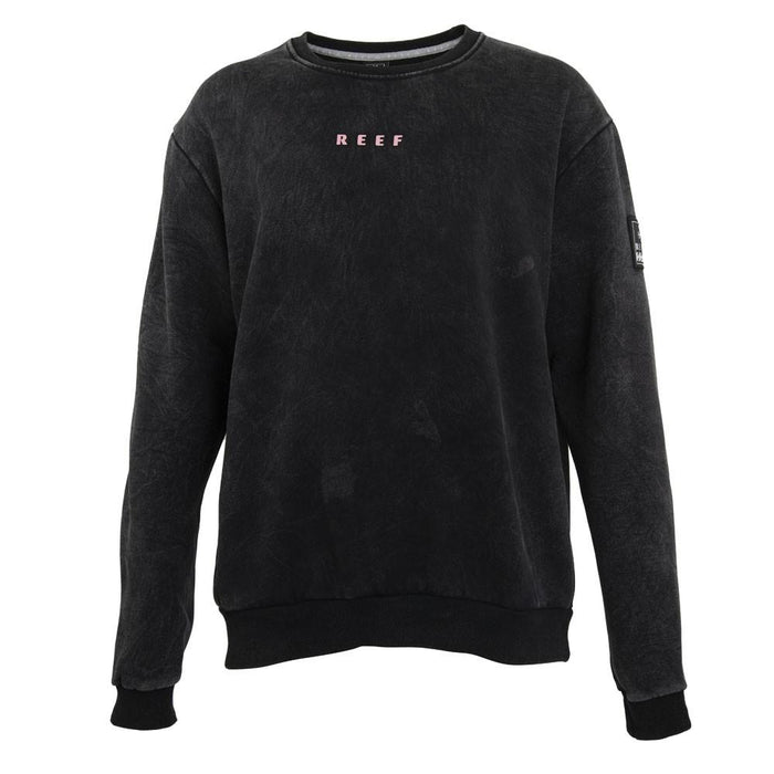Poleron Men Crew Black Palms