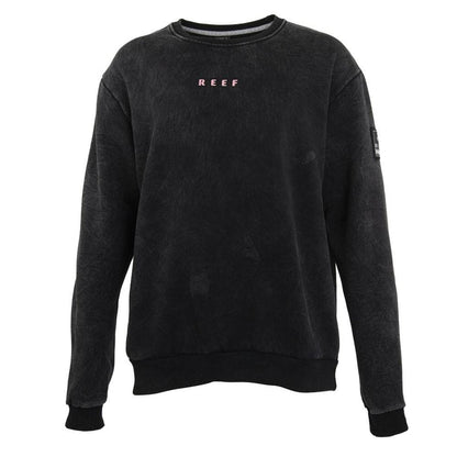Poleron Men Crew Black Palms