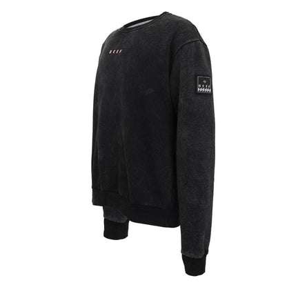 Poleron Men Crew Black Palms