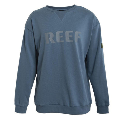 Poleron Men Crew Blue Logo Front