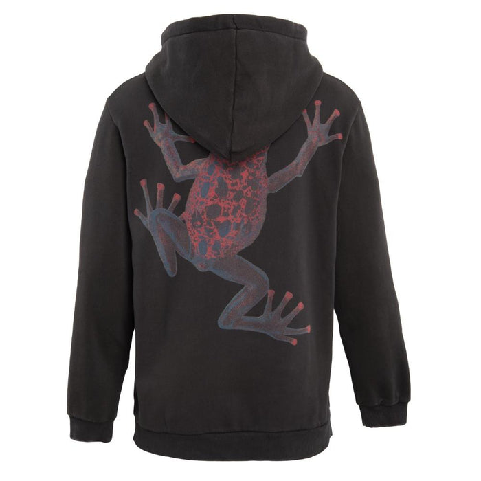 Poleron Men Full Zipper Frog Charcoal