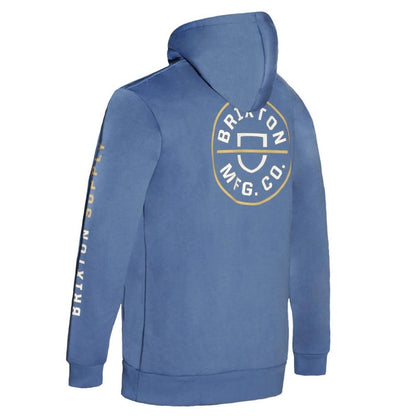Poleron Men Hoodie Logo Blue