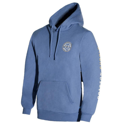 Poleron Men Hoodie Logo Blue