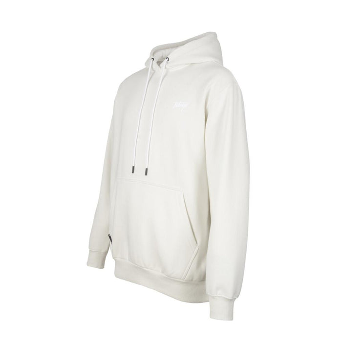 Poleron Hoodie Gray Small Logo White