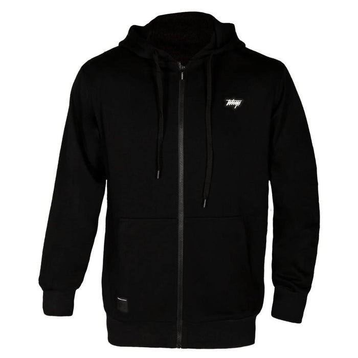 Poleron Full Zip All Black