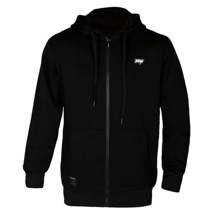 Poleron Full Zip All Black