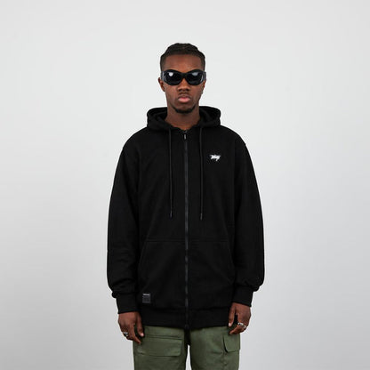 Poleron Full Zip All Black