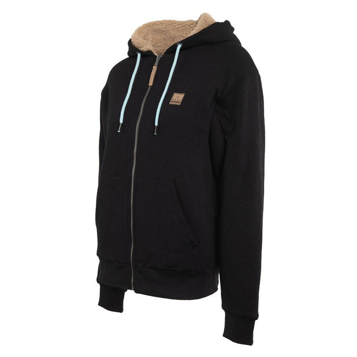 Poleron Women Full Zipper Black