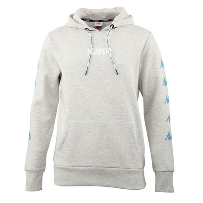 Poleron Women Hoodie Grey Light Blue