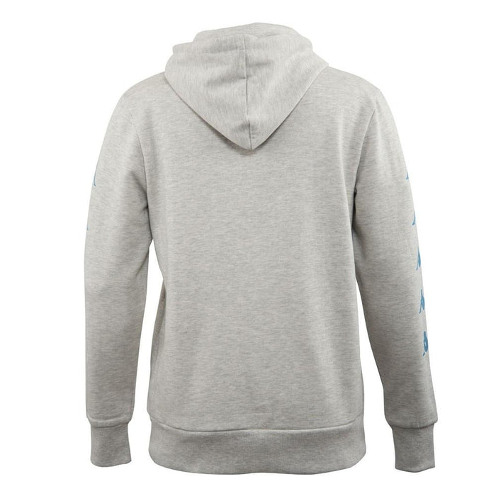 Poleron Women Hoodie Grey Light Blue