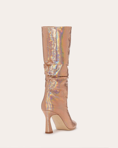Squeen Heeled Boots | ROSE GOLD