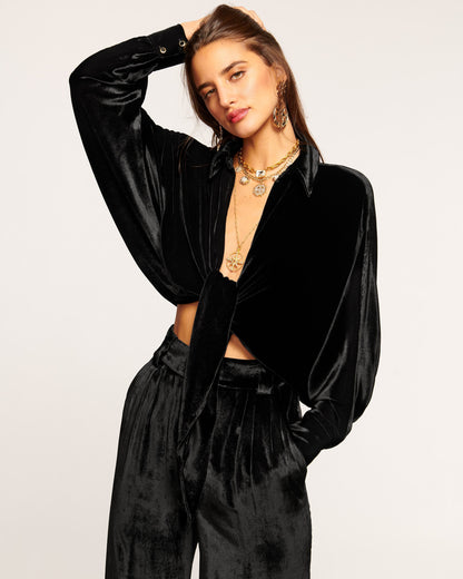 Novalee Tie Front Top