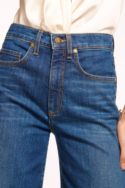Tyra 5-Pocket Cropped Wide Leg Jean