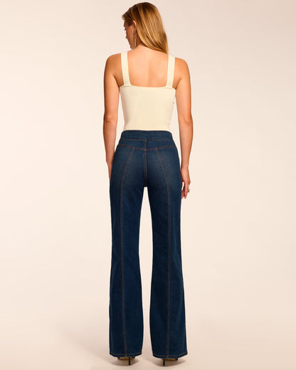 Tina High-Rise Wide Leg Jean | DARK RINSE