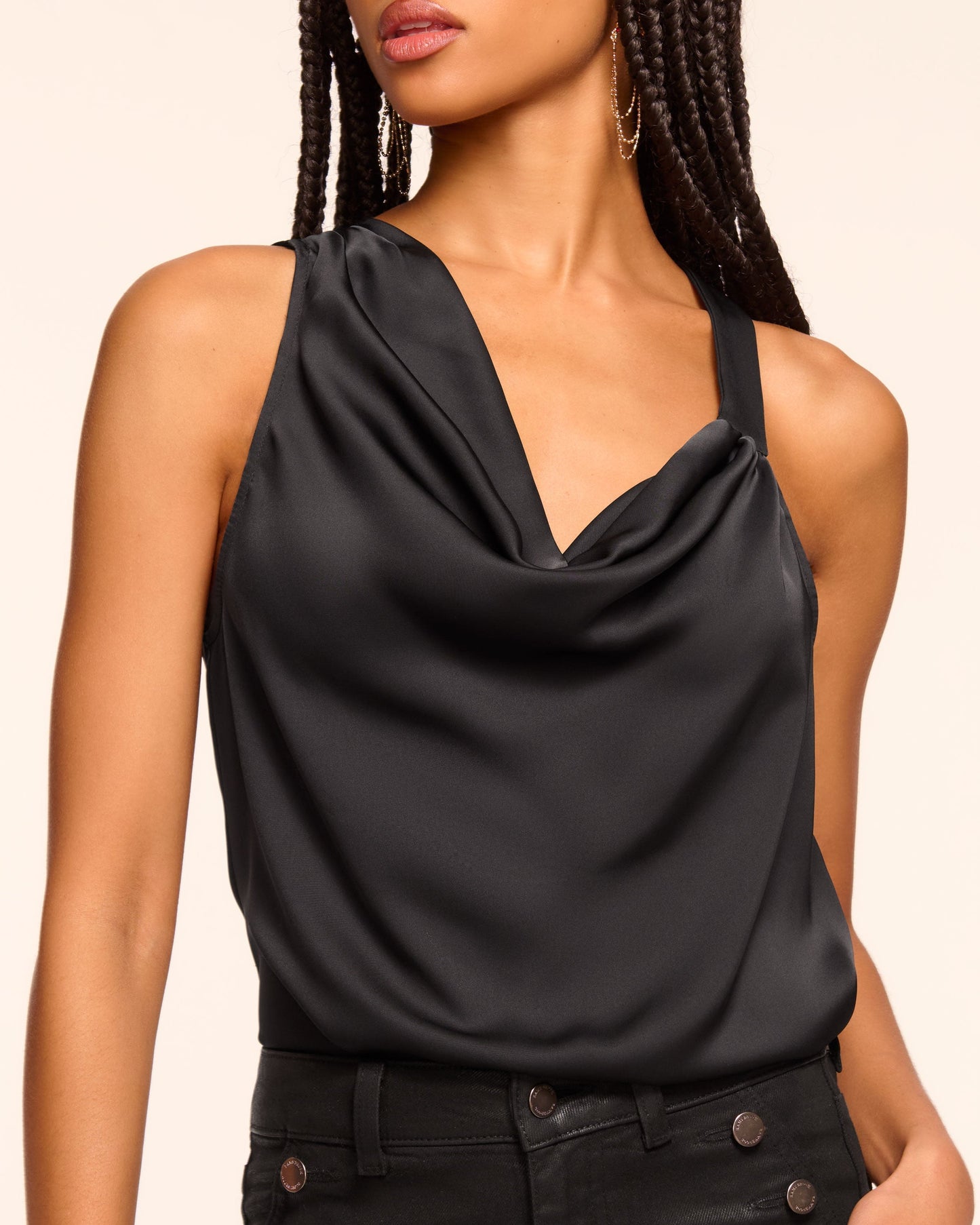 Zoe Cowl Neck Tank Top