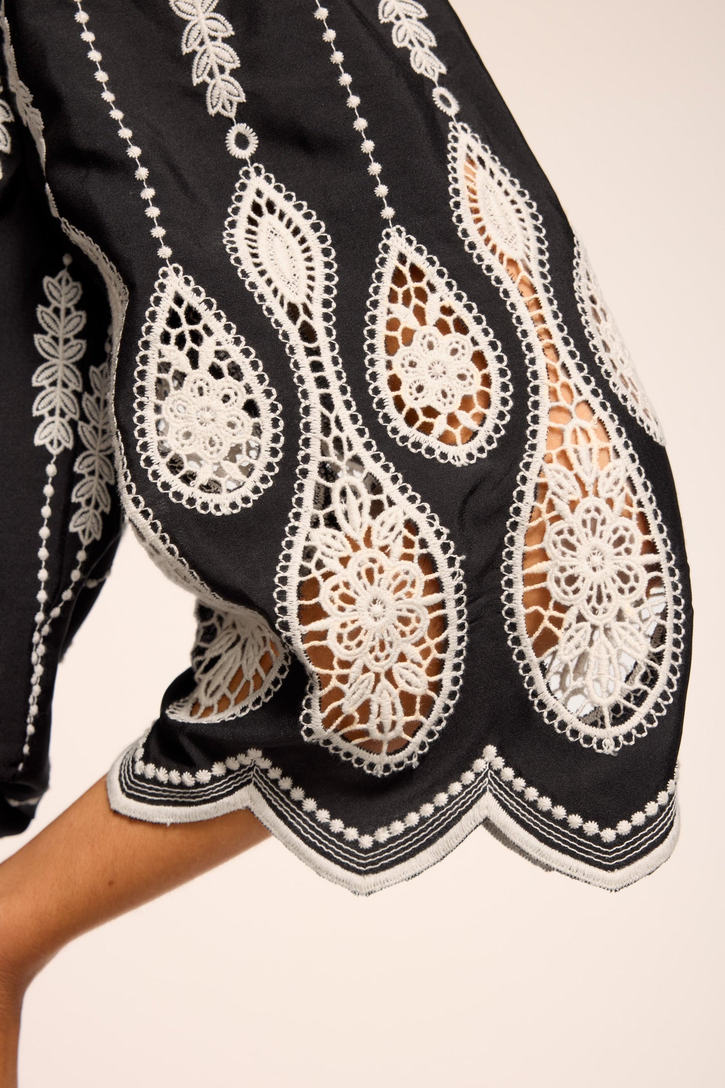 Rubie Embroidered Off-The-Shoulder Top