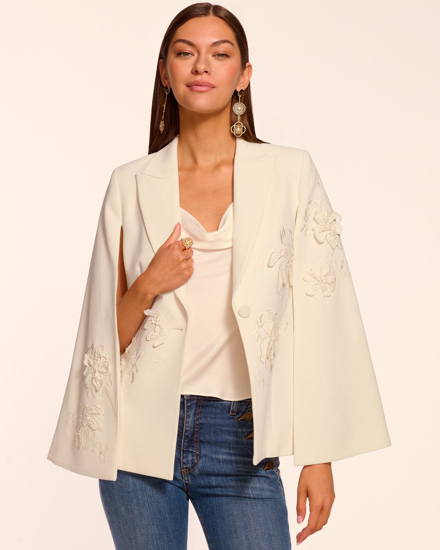 Rosalinda Embellished Cape