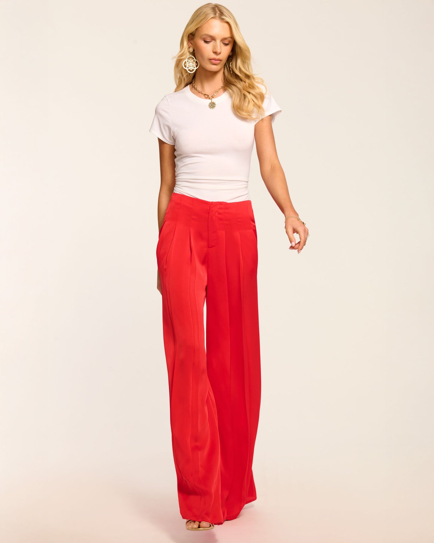Yvette Pleated Wide Leg Pant