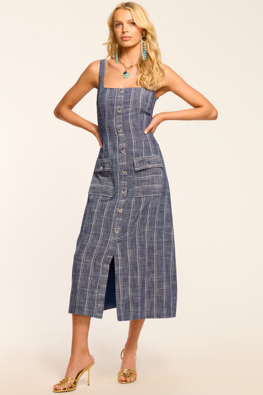 Noemi Button Down Midi Dress