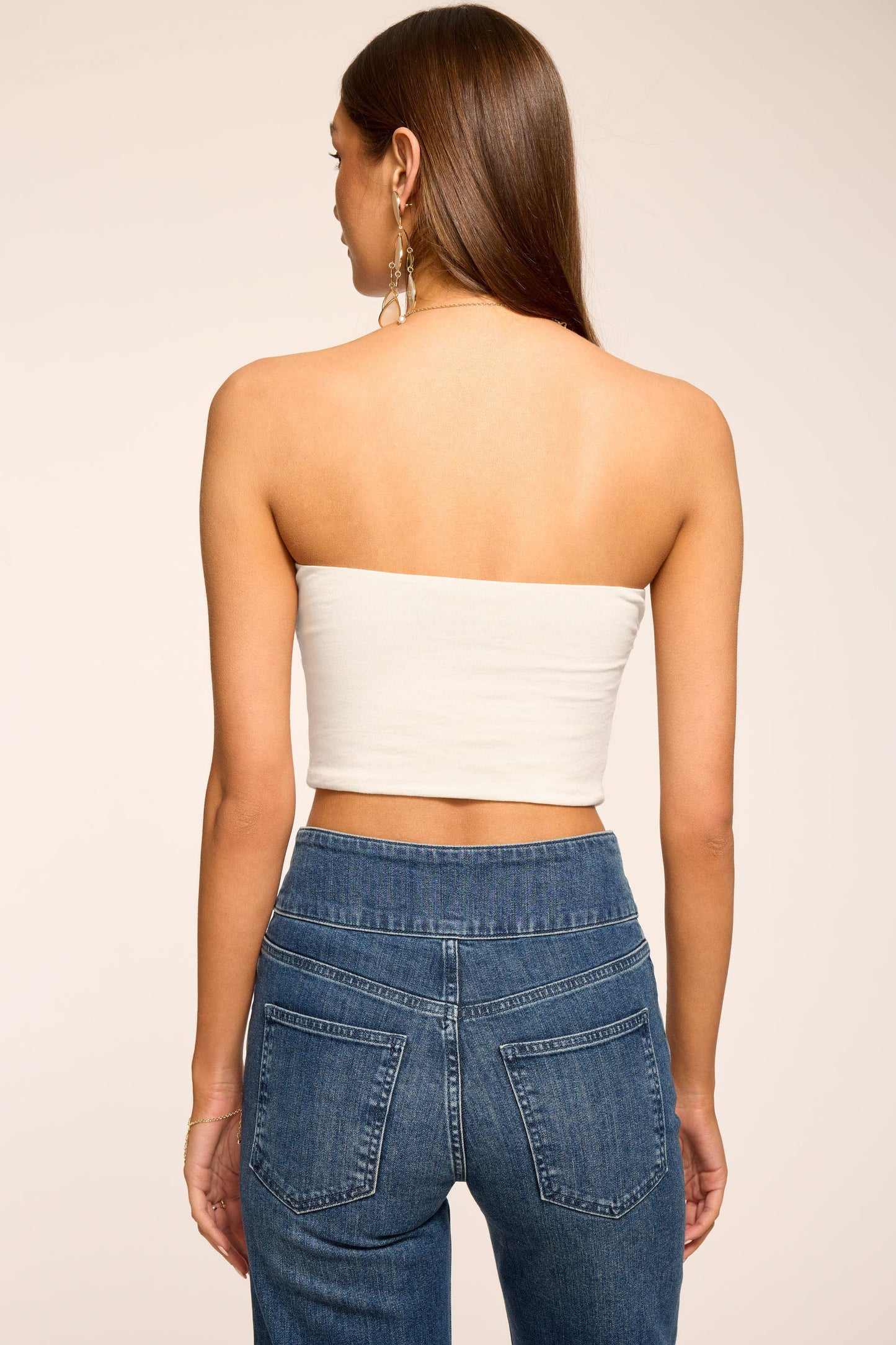 Raya Solid Jersey Tube Top | WHITE