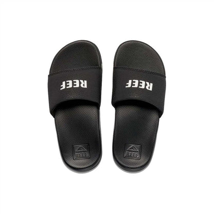 Sandalia Kids One Slide Black White