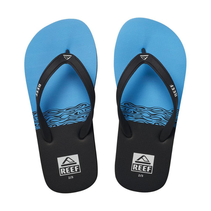Sandalia Kids Seaside Print Blue Hawaii