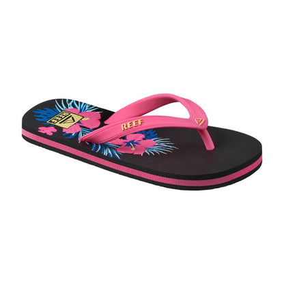 Sandalia Kids Seaside Print Neon Hibis