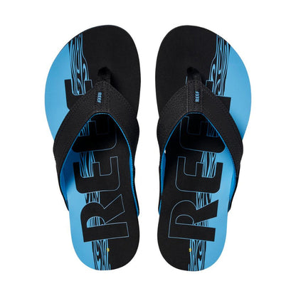 Sandalia Men Newport Print Faded Blue Black