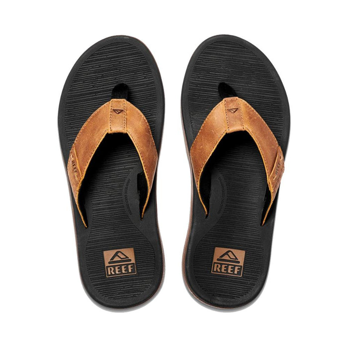Sandalia Men Santa Ana Leather Black And Tan