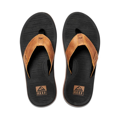 Sandalia Men Santa Ana Leather Black And Tan