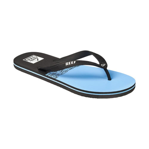 Sandalia Men Seadside Print Fader Blue Hawaii