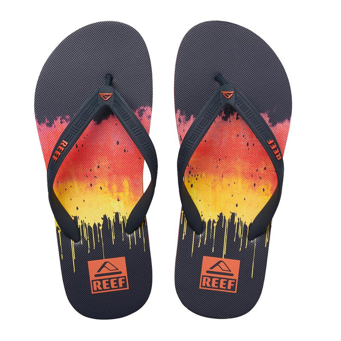 Sandalia Men Seaside Prints Meltdown Dark